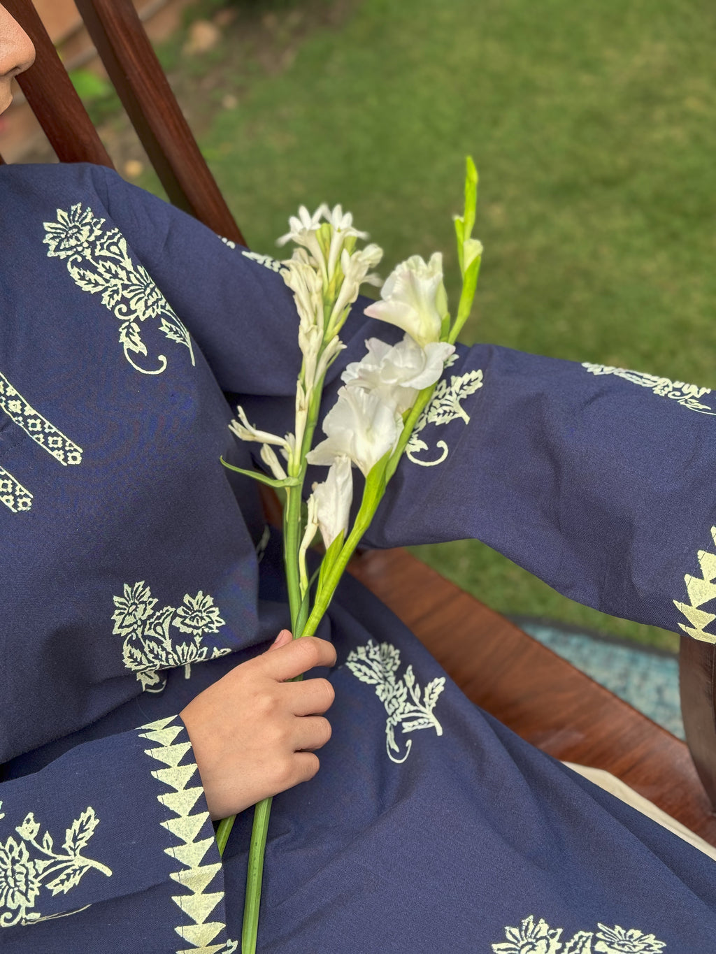 Ornate Blue - Shalwar Kameez