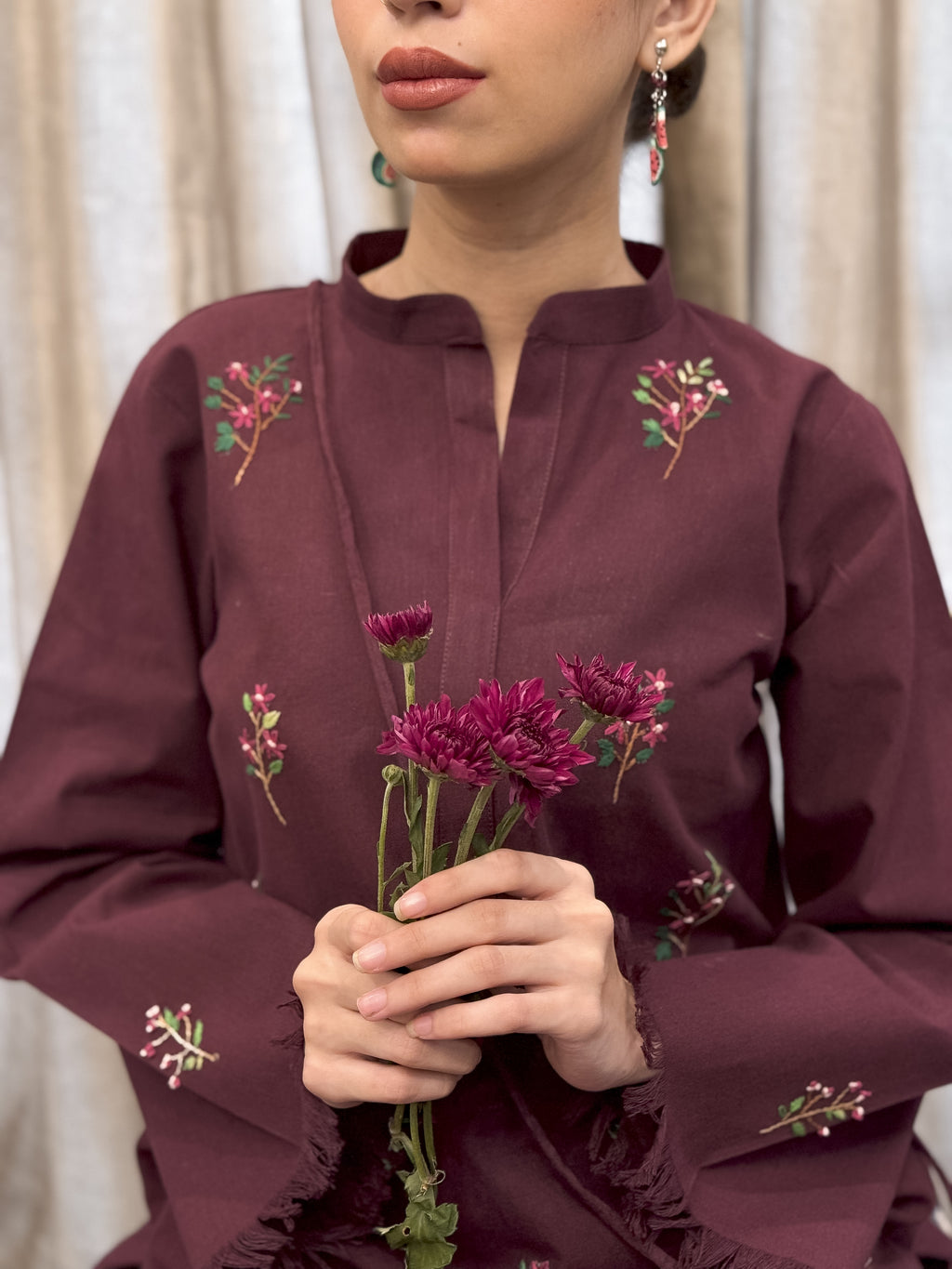 Mulberry Bloom - Kurta Trouser