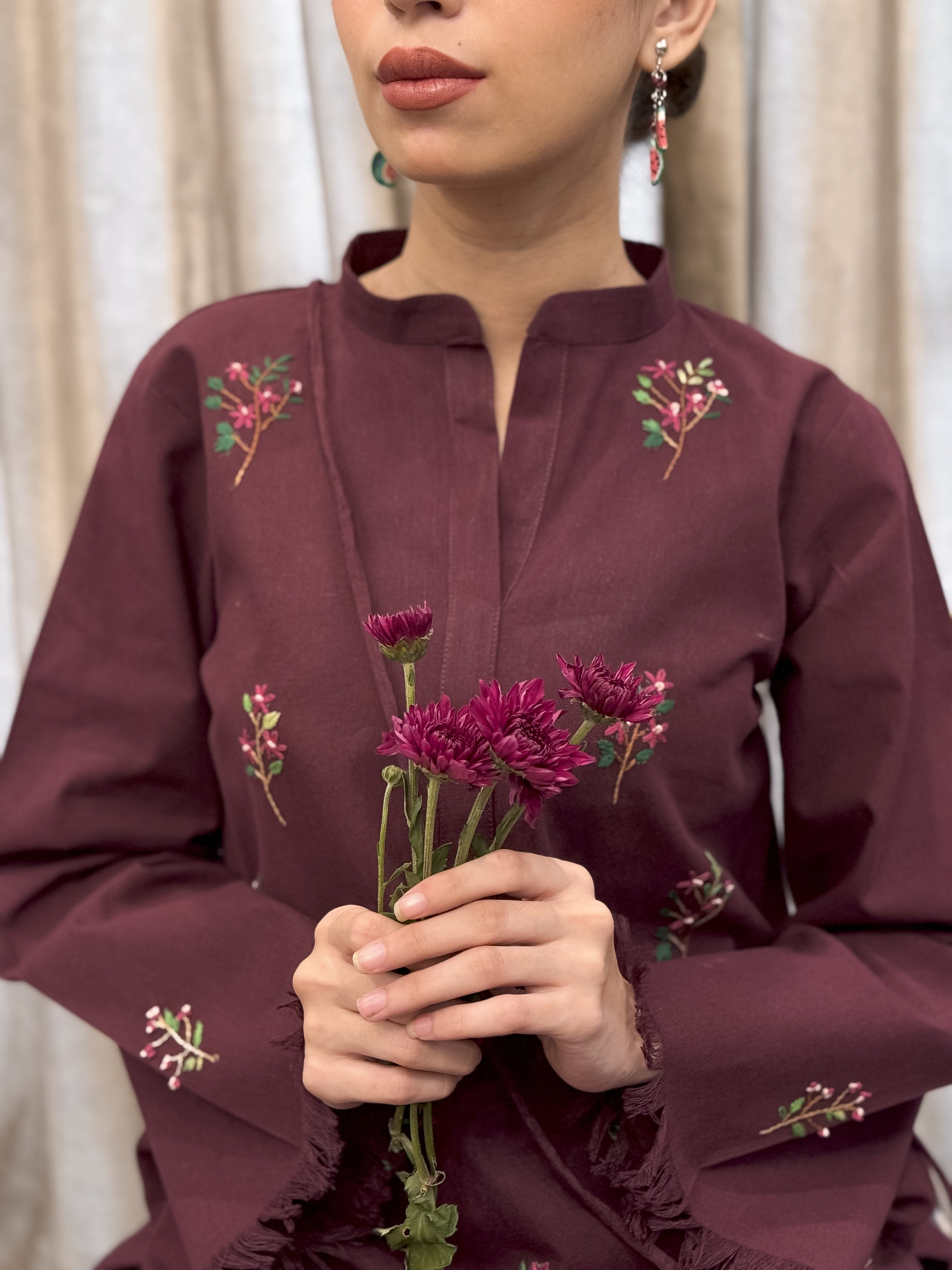 Mulberry Bloom - Kurta Trouser