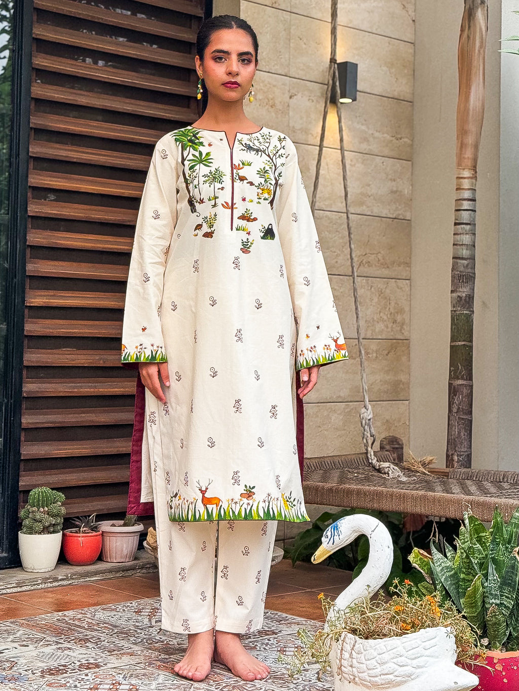 Serene Safari - Kurta Trouser