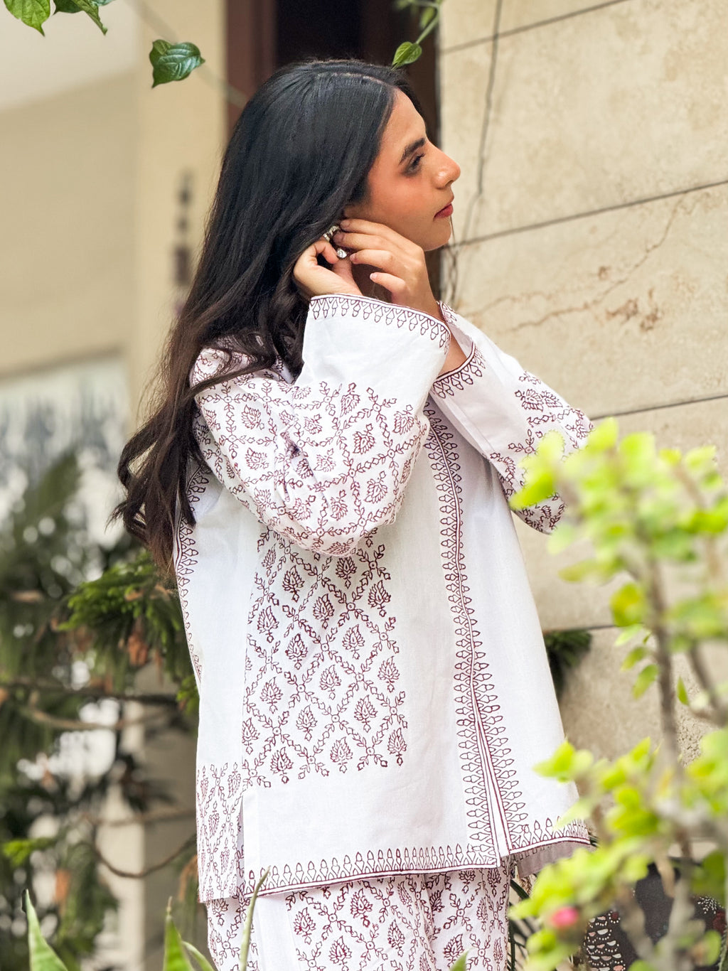 White & Wine - Co-ord Set