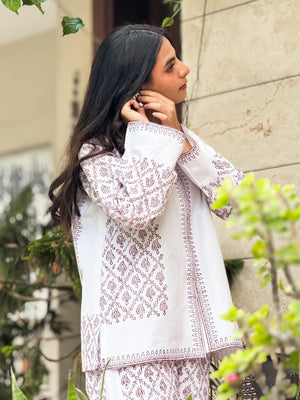 White & Wine - Co-ord Set