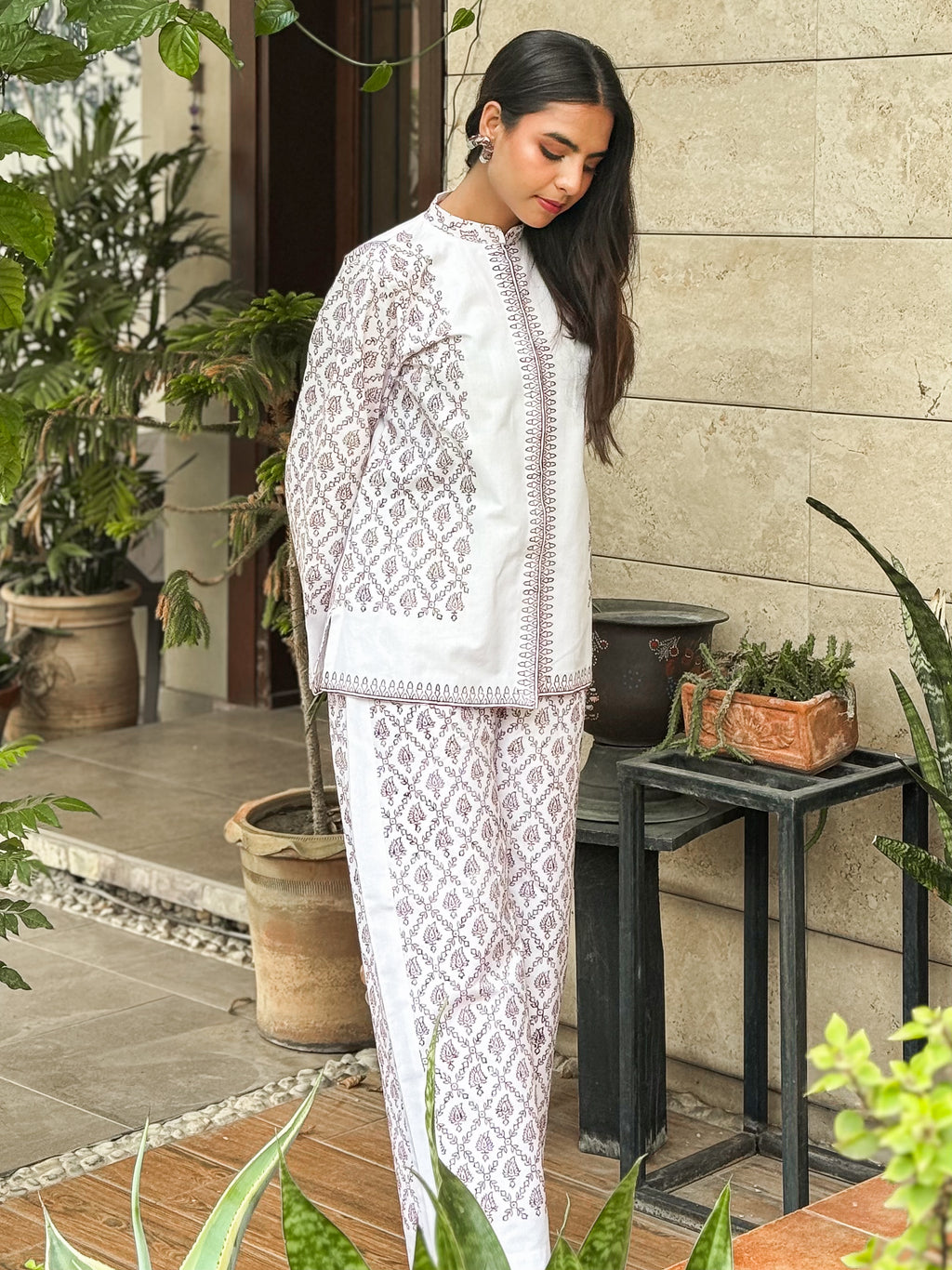 White & Wine - Co-ord Set