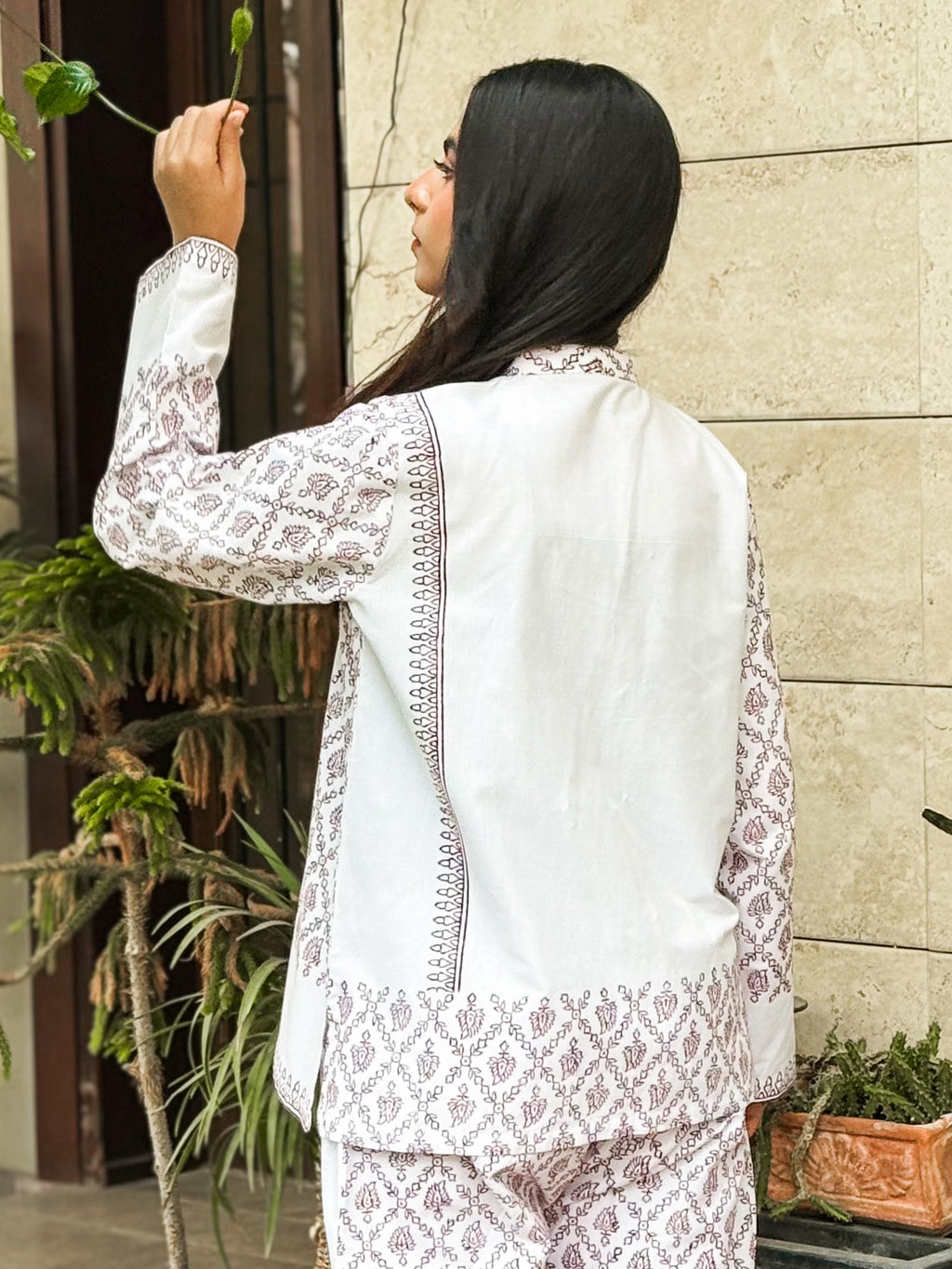 White & Wine - Co-ord Set